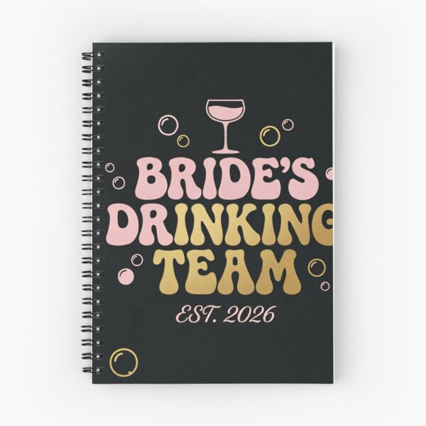 Item preview, Bride's Drinking Team Shirt | Bachelorette Party Tee | Bridal Squad 2026 designed and sold by FurryPrintLab-FurryPrintLabDesign.