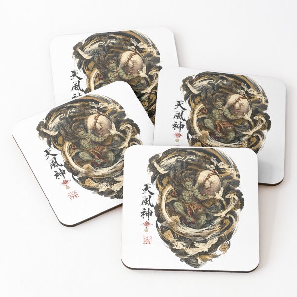 Item preview, Fujin – Japanese Wind God Mythology Art designed and sold by kaxymax.