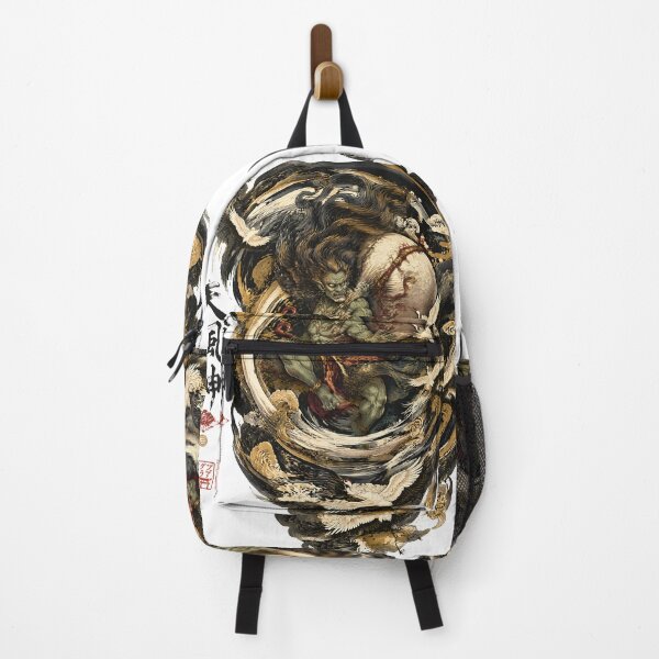 Item preview, Fujin – Japanese Wind God Mythology Art designed and sold by kaxymax.