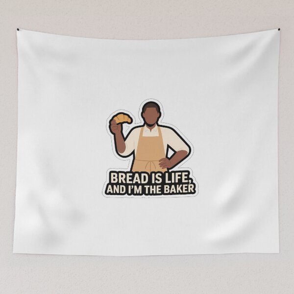 Item preview, Bread is Life Bold Bakery Quote designed and sold by NiftyWrx.