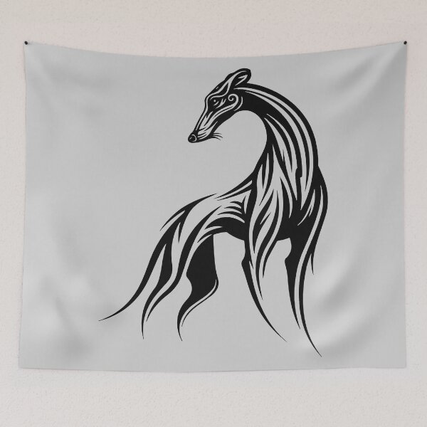 Item preview, Elegant Tribal Greyhound Silhouette designed and sold by ClubVacay.