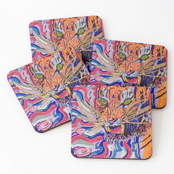 Item preview, Tiger waves designed and sold by SuperJudoChop.