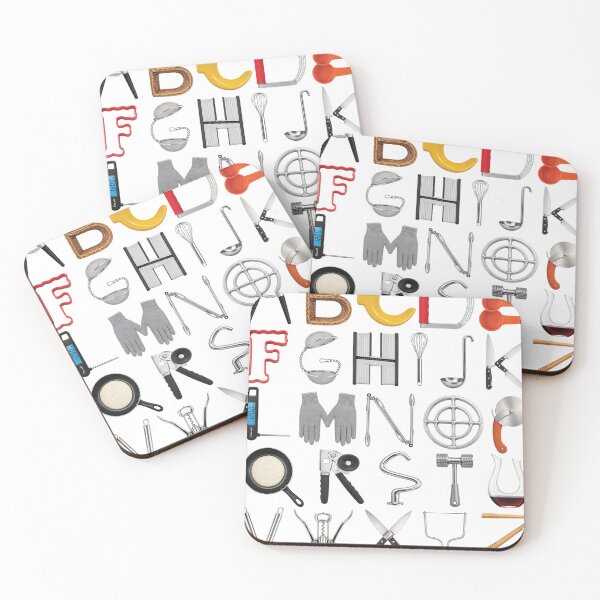 Item preview, KITCHEN TOOL ALPHABET designed and sold by ART-TYPE.