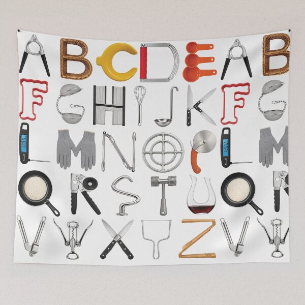 Item preview, KITCHEN TOOL ALPHABET designed and sold by ART-TYPE.