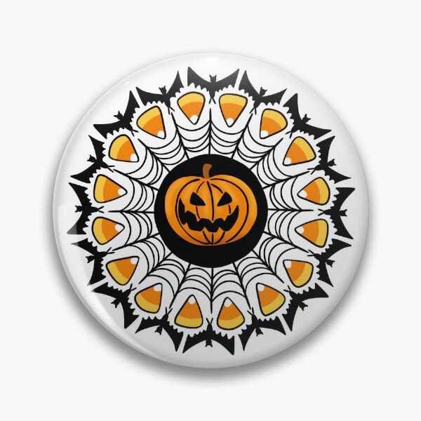 Item preview, Halloween Mandala designed and sold by Julie Erin Designs.
