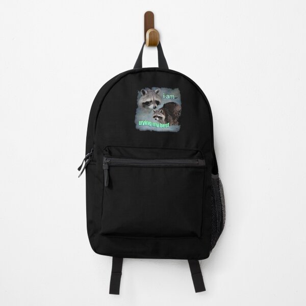Item preview, Trying Raccoon Meme designed and sold by DheninStudio.