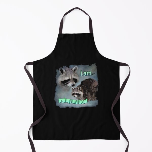 Item preview, Trying Raccoon Meme designed and sold by DheninStudio.