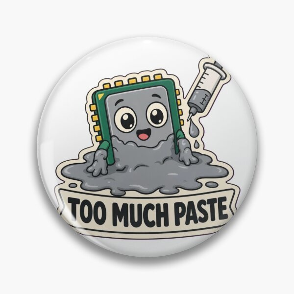 Item preview, Thermal Paste Disaster | Funny Gaming PC Build Hardware Humour designed and sold by DebugLab.