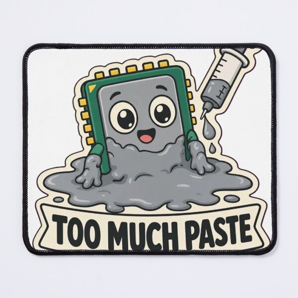 Item preview, Thermal Paste Disaster | Funny Gaming PC Build Hardware Humour designed and sold by DebugLab.