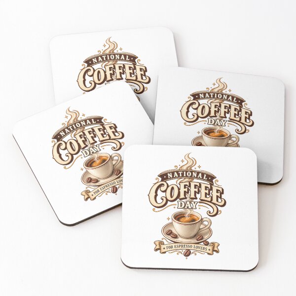Item preview, National Coffee Day Espresso Lover Design designed and sold by Doodle Souq.