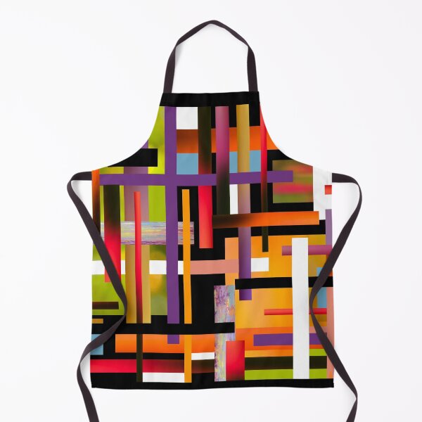 Item preview, Vibrant Multicolored Abstract Geometrical Shapes - Original Art designed and sold by ABG Inspirational Art.