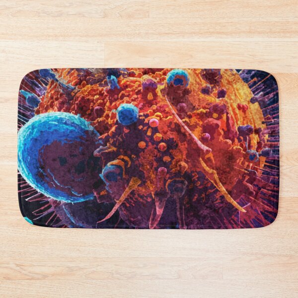 Item preview, Abstract microbe designed and sold by kinpirks.