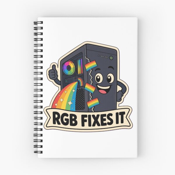 Item preview, RGB Fixes Everything | Funny Gaming PC Build Hardware Humour designed and sold by DebugLab.