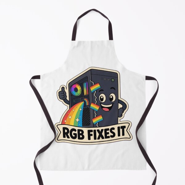 Item preview, RGB Fixes Everything | Funny Gaming PC Build Hardware Humour designed and sold by DebugLab.