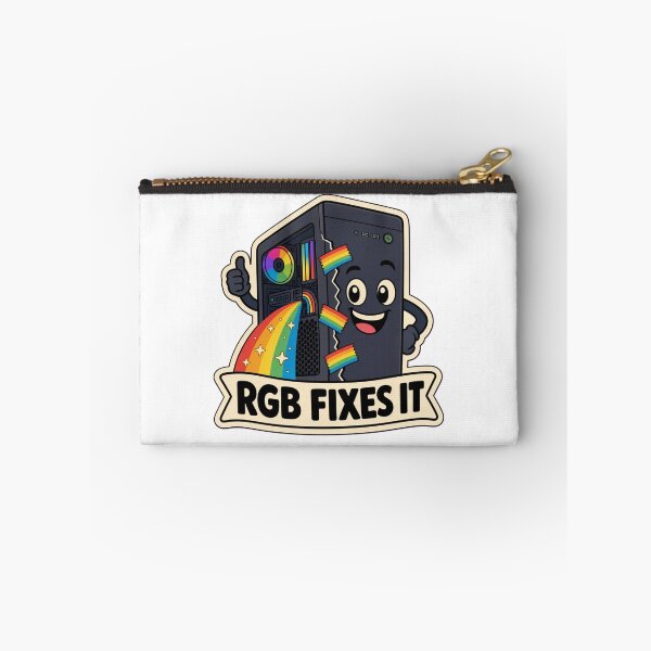 Item preview, RGB Fixes Everything | Funny Gaming PC Build Hardware Humour designed and sold by DebugLab.