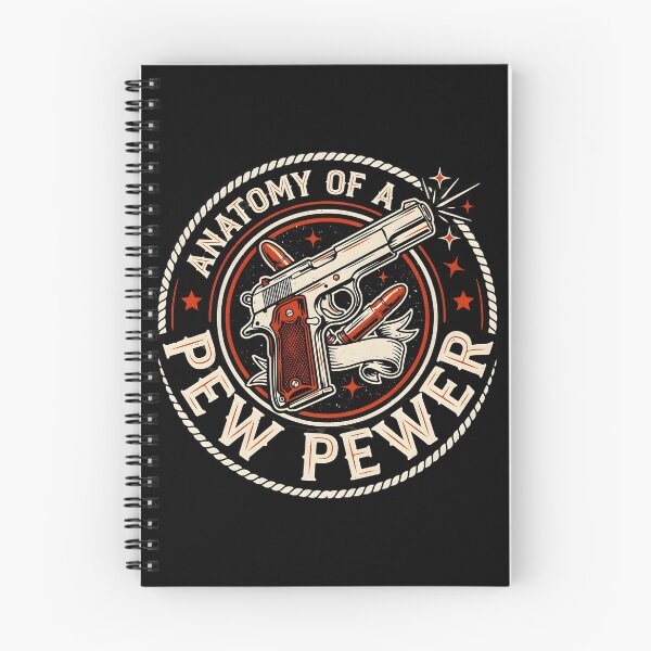 Item preview, Anatomy of A Pew Pewer Funny Pistol for Gun Lovers designed and sold by Redgiant87x.