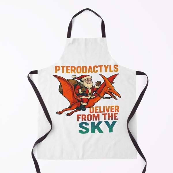 Item preview, Pterodactyls Deliver From The Sky Santa Dinosaur Christmas designed and sold by ColeLaniTrading.