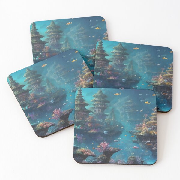 Item preview, Ruins of an Underwater City designed and sold by Fanta-sticky.