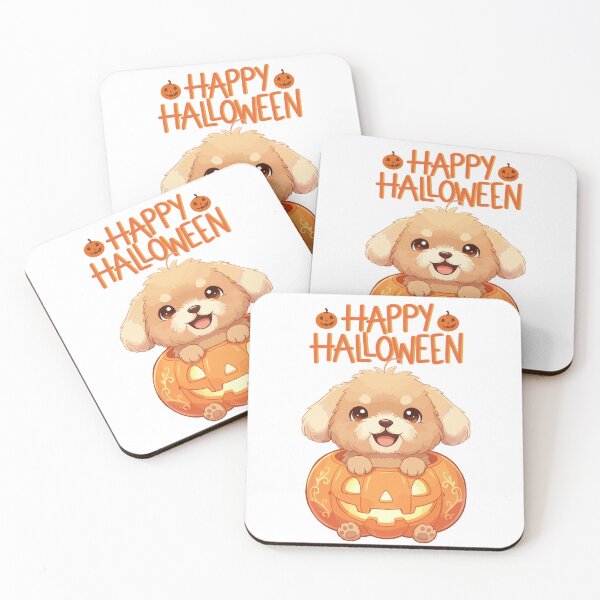 Item preview, Cute Halloween Puppy Pumpkin designed and sold by     Sela Art .