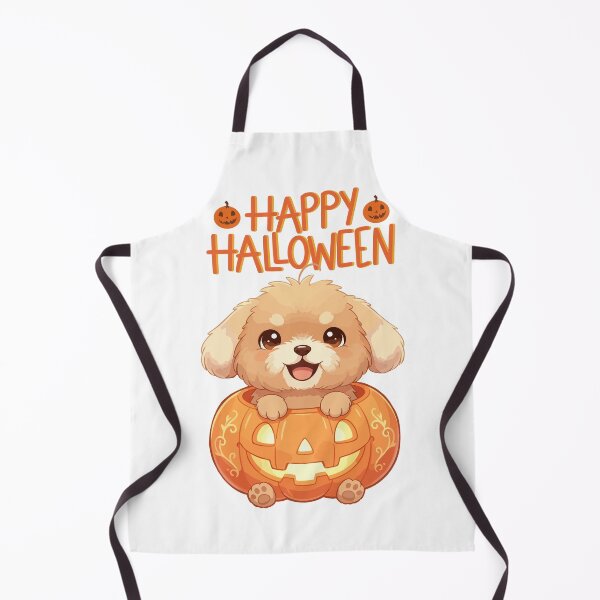 Item preview, Cute Halloween Puppy Pumpkin designed and sold by Sela Art .