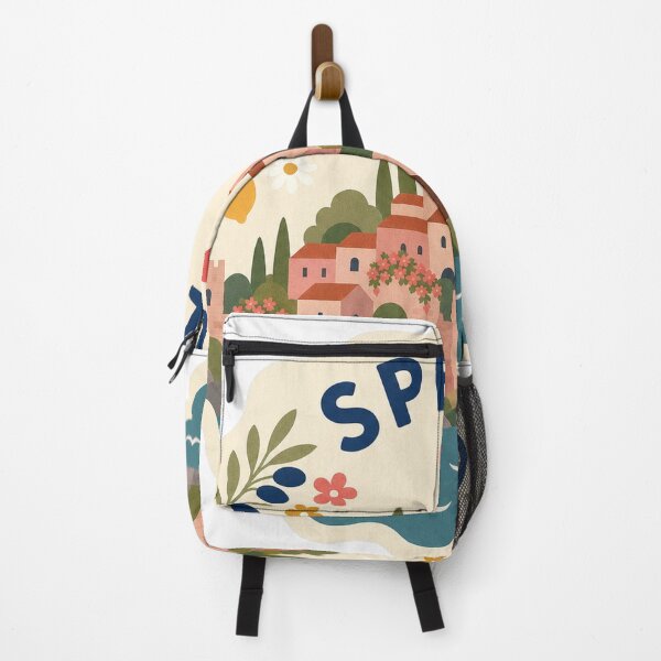 Item preview, Spello Italy Travel Souvenir Modern Folk Art designed and sold by VisualArtsOasis.