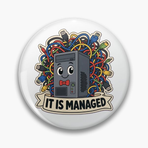 Item preview, Cable Management Denial | Funny Gaming PC Hardware Humour designed and sold by DebugLab.