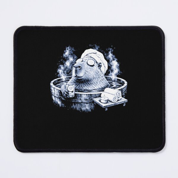Item preview, Funny Capybara Spa Day Vintage Animal Relaxation Gift designed and sold by DheninStudio.
