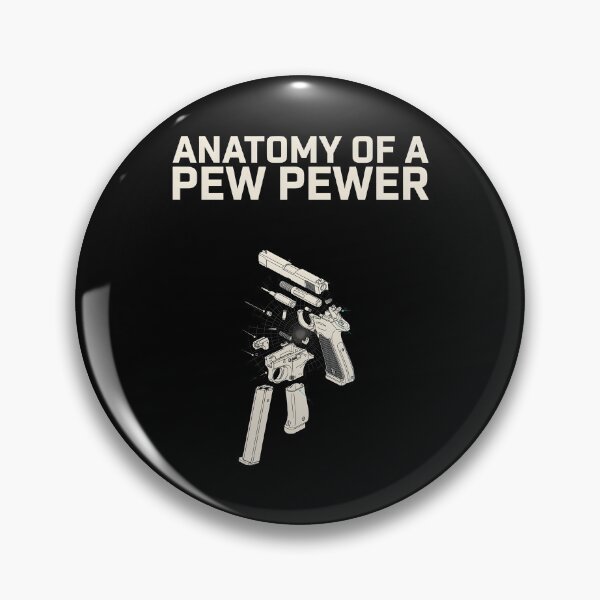 Item preview, Anatomy of A Pew Pewer 9 mm Funny Gun Humor designed and sold by Redgiant87x.