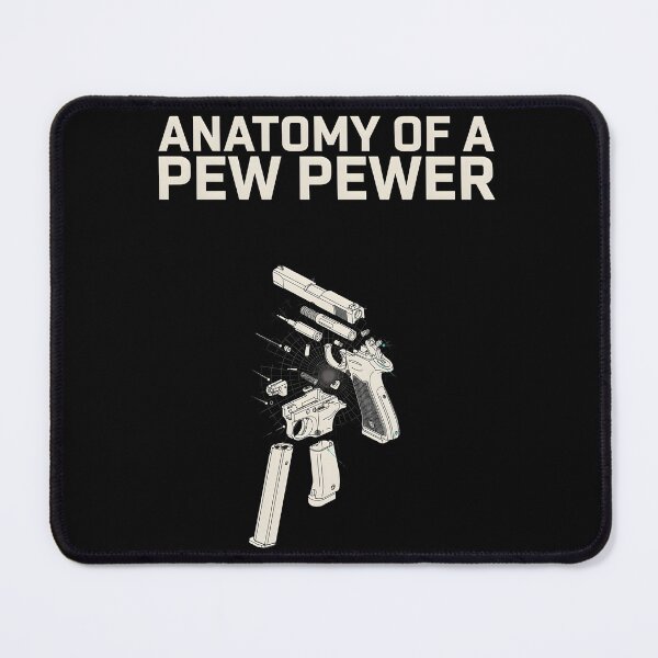 Item preview, Anatomy of A Pew Pewer 9 mm Funny Gun Humor designed and sold by Redgiant87x.