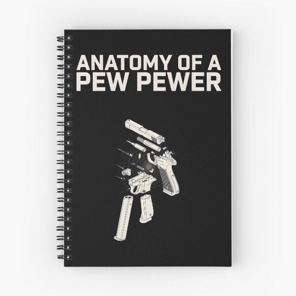 Item preview, Anatomy of A Pew Pewer 9 mm Funny Gun Humor designed and sold by Redgiant87x.