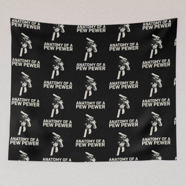 Item preview, Anatomy of A Pew Pewer 9 mm Funny Gun Humor designed and sold by Redgiant87x.