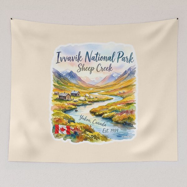 Item preview, Ivvavik National Park Yukon designed and sold by EvergreenPark - Tee Studio.