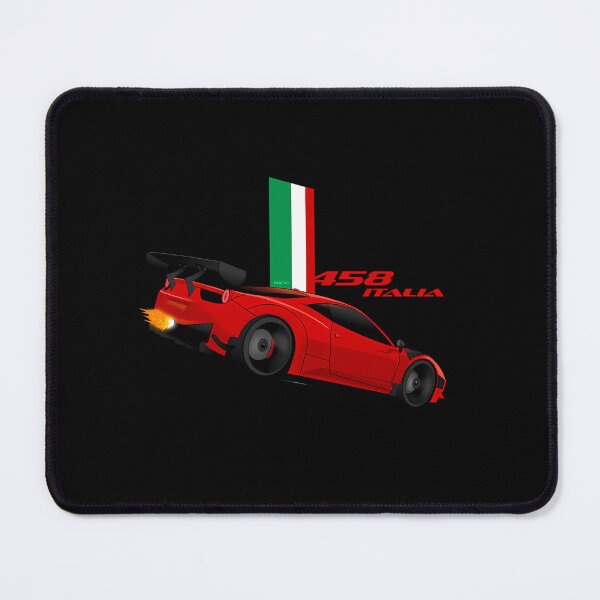 Item preview, Ferrari 458 Italia Red Italian Stripes designed and sold by LaurenceBrothe.