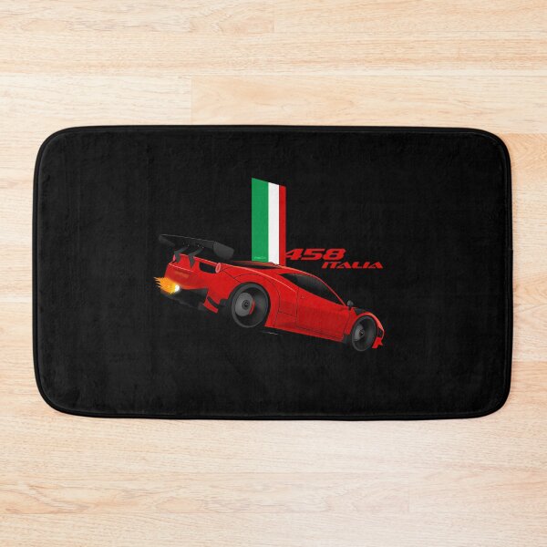 Item preview, Ferrari 458 Italia Red Italian Stripes designed and sold by LaurenceBrothe.