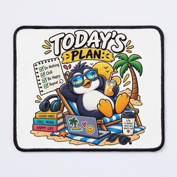 Item preview, Todays Plan Do Nothing Chill designed and sold by Lumvero.