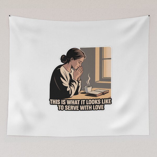 Item preview, Prayerful Moments in Soft Light designed and sold by NiftyWrx.