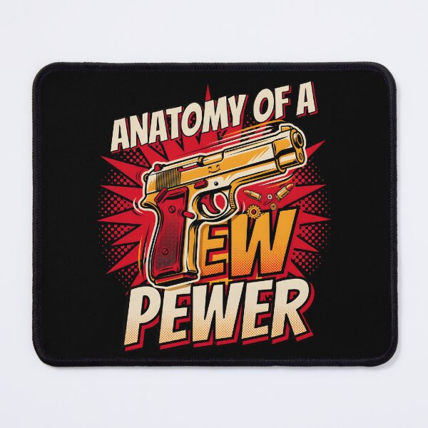 Item preview, Anatomy of A Pew Pewer Funny Pistol Sports Shooting designed and sold by Redgiant87x.