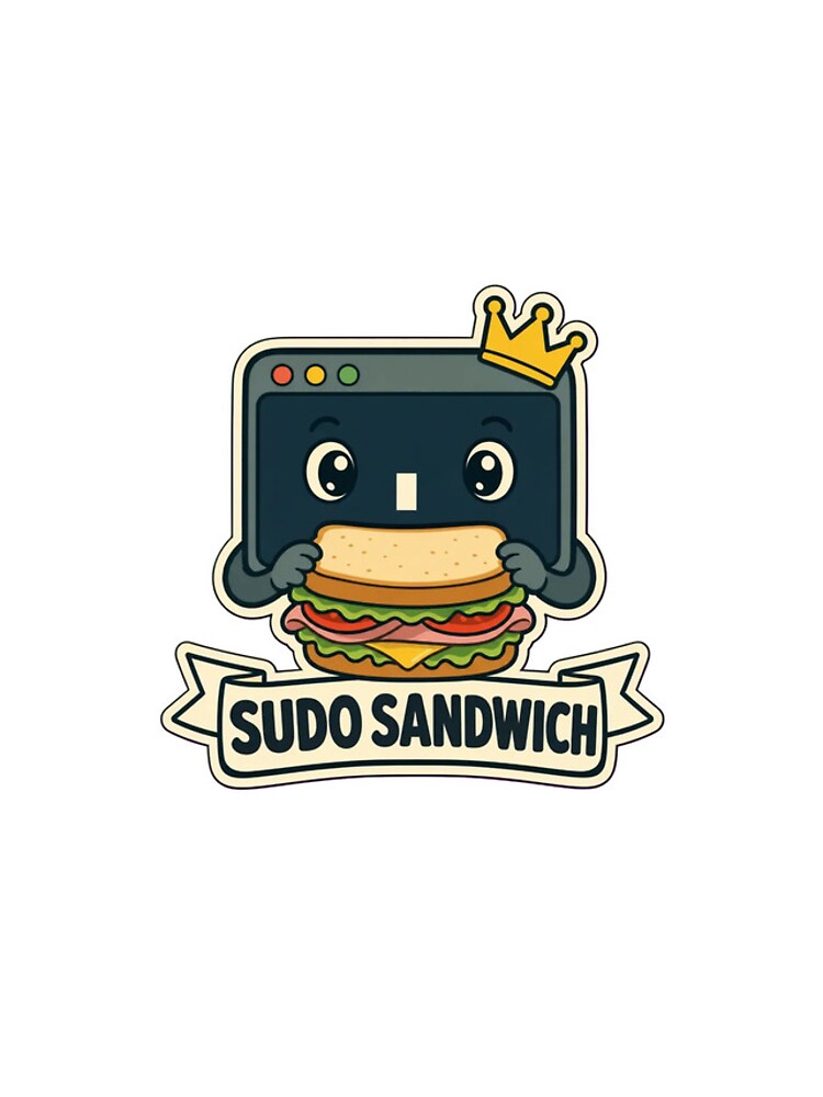 Thumbnail 4 of 4, iPhone Case, Sudo Sandwich | Funny Linux Terminal Command Line Humour designed and sold by DebugLab.