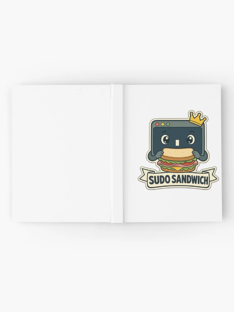 Thumbnail 2 of 3, Journal, Sudo Sandwich | Funny Linux Terminal Command Line Humour designed and sold by DebugLab.