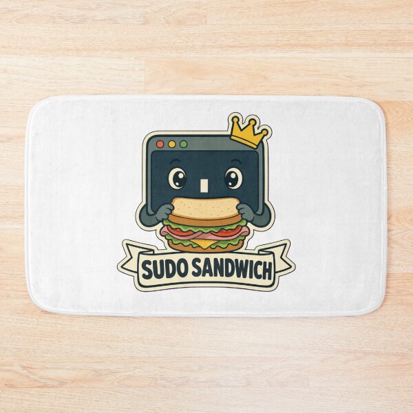 Item preview, Sudo Sandwich | Funny Linux Terminal Command Line Humour designed and sold by DebugLab.