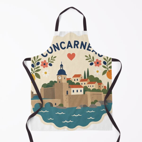 Item preview, Concarneau France Travel Souvenir Modern Folk Art designed and sold by VisualArtsOasis.