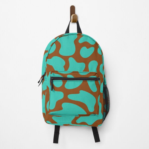 Item preview, Modern Graphic Cow Print Pattern | Brown & Teal designed and sold by Frohyou.