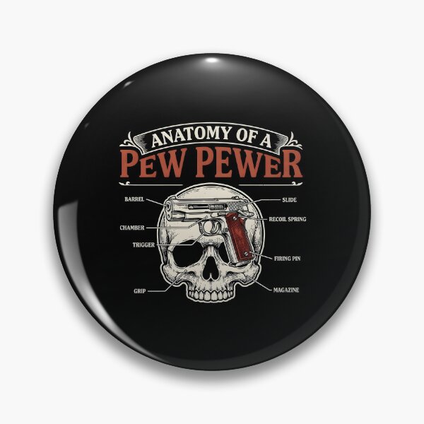 Item preview, Anatomy of A Pew Pewer 9 mm Gun Lovers Humor designed and sold by Redgiant87x.