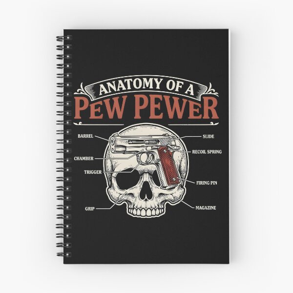 Item preview, Anatomy of A Pew Pewer 9 mm Gun Lovers Humor designed and sold by Redgiant87x.