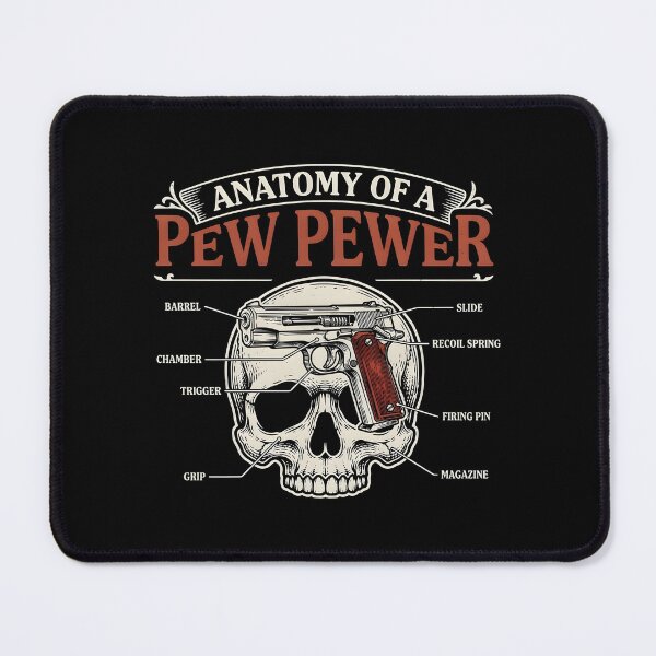 Item preview, Anatomy of A Pew Pewer 9 mm Gun Lovers Humor designed and sold by Redgiant87x.