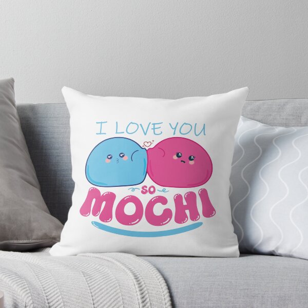 Item preview, I Love You So Mochi Cute Kawaii Couple Gift designed and sold by maamonshe.
