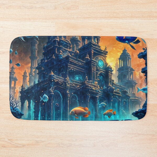 Item preview, Ruins of an Underwater City designed and sold by Fanta-sticky.