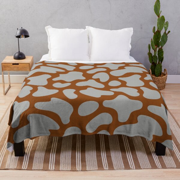 Item preview, Modern Graphic Cow Print Pattern | Brown & Gray designed and sold by Frohyou.