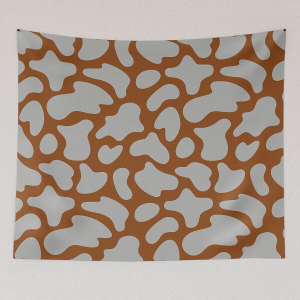 Item preview, Modern Graphic Cow Print Pattern | Brown & Gray designed and sold by Frohyou.