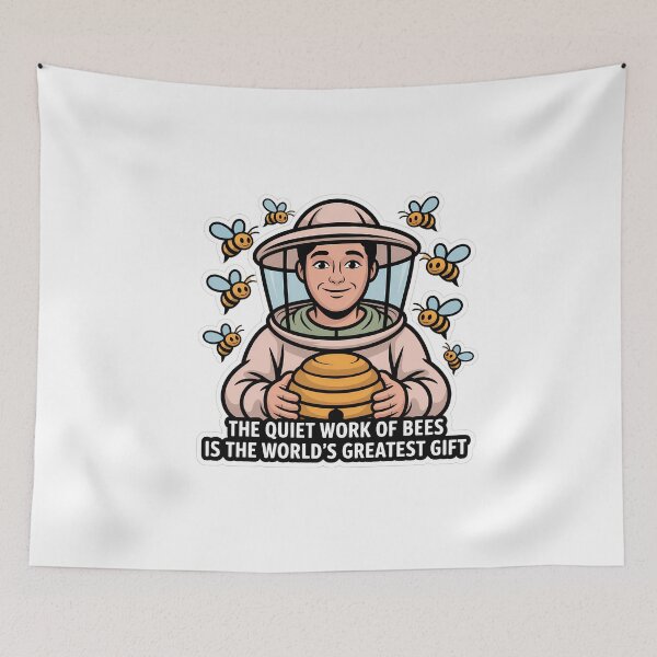 Item preview, Honey Month Gentle Beekeeper designed and sold by NiftyWrx.